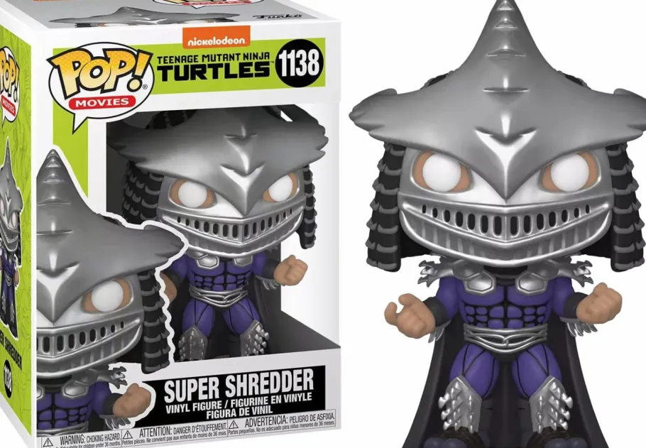 Standard Pop!>Teenage Mutant Ninja Turtles (TMNT) Teenage Mutant Ninja Turtles II: The Secret of the Ooze - Super Shredder Metallic Pop! Vinyl Figure