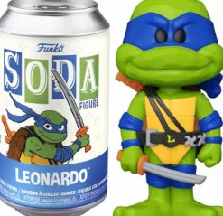 Designer Vinyl>Teenage Mutant Ninja Turtles (TMNT) Teenage Mutant Ninja Turtles: Mutant Mayhem - Leonardo Vinyl SODA Figure in Collector Can