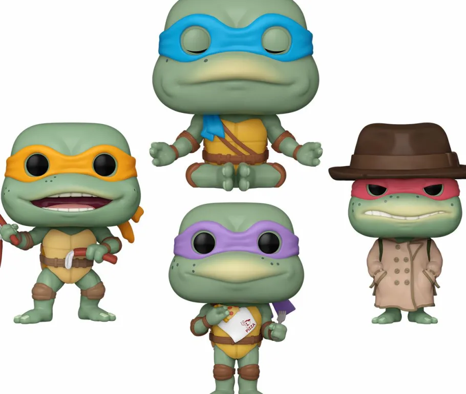 Pop! Bundles>Teenage Mutant Ninja Turtles (TMNT) Teenage Mutant Ninja Turtles - Let's Kick Some Shell Pop! Vinyl Bundle (Set of 4)
