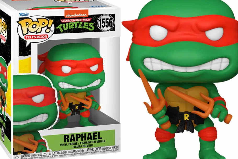 Standard Pop!>Teenage Mutant Ninja Turtles (TMNT) Teenage Mutant Ninja Turtles - Raphael with Training Sai Pop! Vinyl Figure