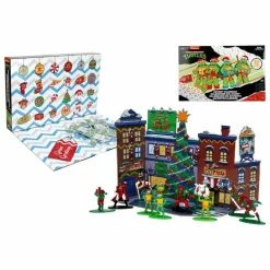 Die-Cast Figures>Teenage Mutant Ninja Turtles (TMNT) Teenage Mutant Ninja Turtles (1987) - 2024 Nano Metafigs 1.65" Die-Cast Figure Advent Calendar