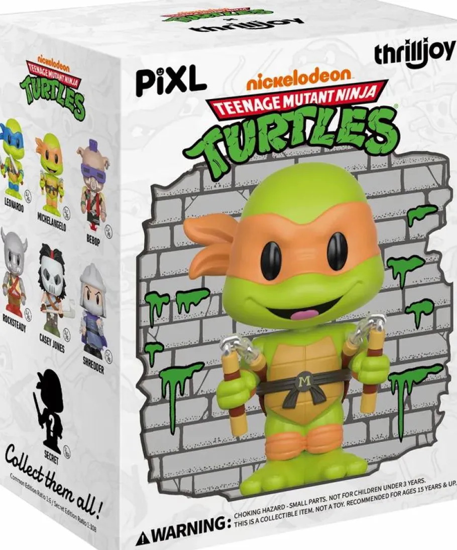 Blind Box>Teenage Mutant Ninja Turtles (TMNT) Teenage Mutant Ninja Turtles - PIXL Vinyl Figure Mystery Box (Single Unit)