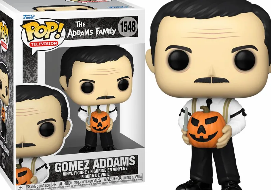 Standard Pop!>Addams Family The (1964) - Gomez Addams with Pumpkin Pop! Vinyl Figure