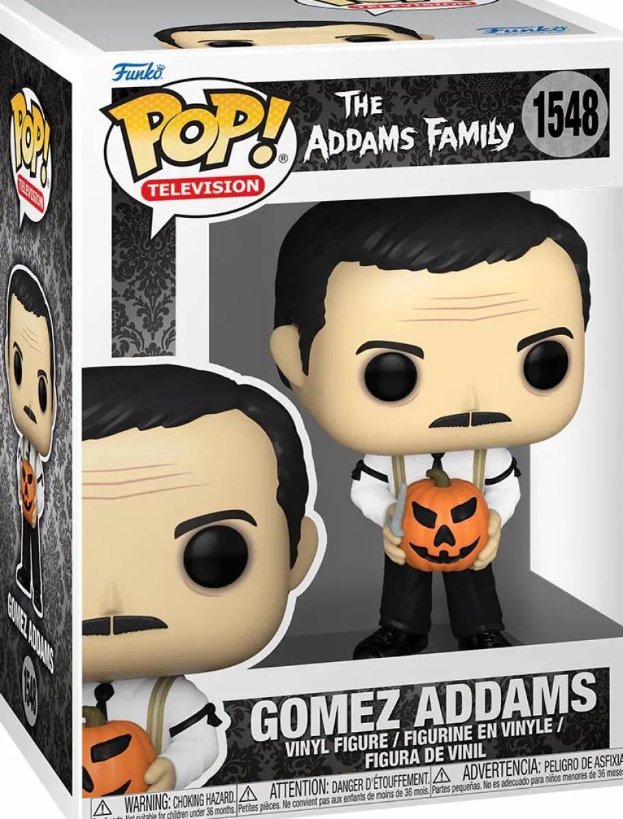 Standard Pop!>Addams Family The (1964) - Gomez Addams with Pumpkin Pop! Vinyl Figure