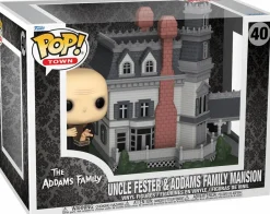 Pop! Rides & Town>Addams Family The (1964) - Uncle Fester & Mansion Pop! Town Vinyl Figure