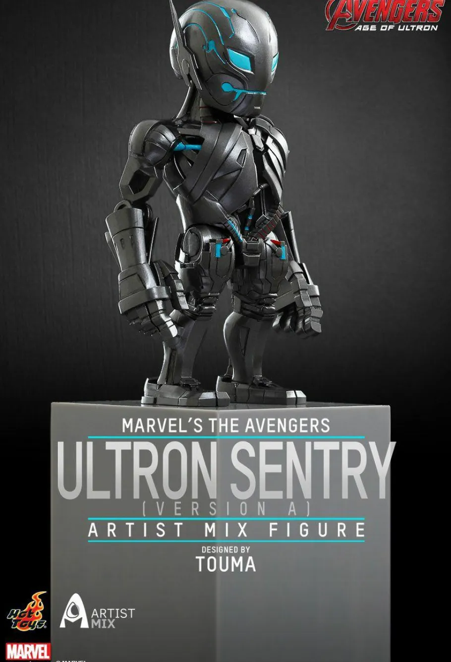 Bobble-Heads>The Avengers - Avengers 2: Age of Ultron - Blue Ultron Sentry Hot Toys Artist Mix Bobble Head