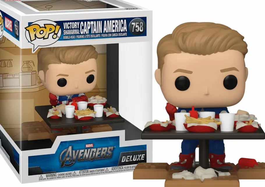 Pop! Deluxe>The Avengers - Captain America Victory Shawarma Diorama Deluxe Pop! Vinyl Figure