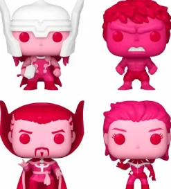 Pop! Bundles>The Avengers - Valentine’s Day Heart-Shaped Box Pocket Pop! Vinyl Figure 4-Pack