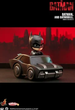 Cosbaby>Batman The (2022) - and Batmobile Cosbaby (S) Hot Toys Figure Set