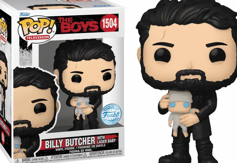Standard Pop!>The Boys - Billy Butcher with Laser Baby Pop! Vinyl Figure (Popcultcha Exclusive)