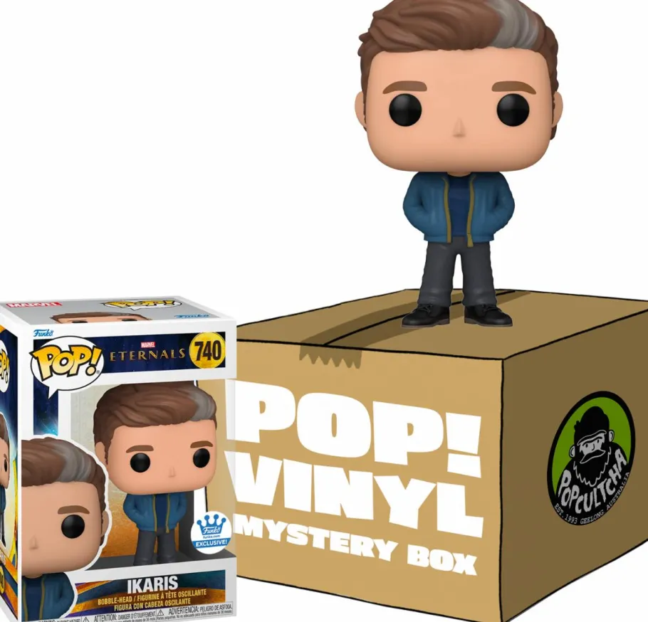 Collector & Mystery Boxes>Eternals The (2021) - Ikaris in Casual Outfit Mystery Box (includes Ikaris & 3 Mystery Exclusive Pop! Vinyl Figures) (Funko / Popcultcha Exclusive)
