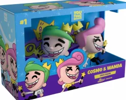 Designer Vinyl>Nickelodeon The Fairly OddParents - Cosmo & Wanda 5" Vinyl Figure 2-Pack