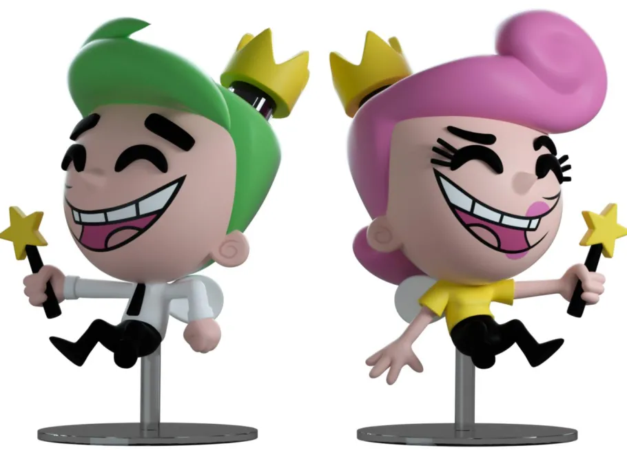 Designer Vinyl>Nickelodeon The Fairly OddParents - Cosmo & Wanda 5" Vinyl Figure 2-Pack