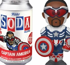 Designer Vinyl>The Falcon and the Winter Soldier - Captain America Vinyl SODA Figure in Collector Can (International Edition)
