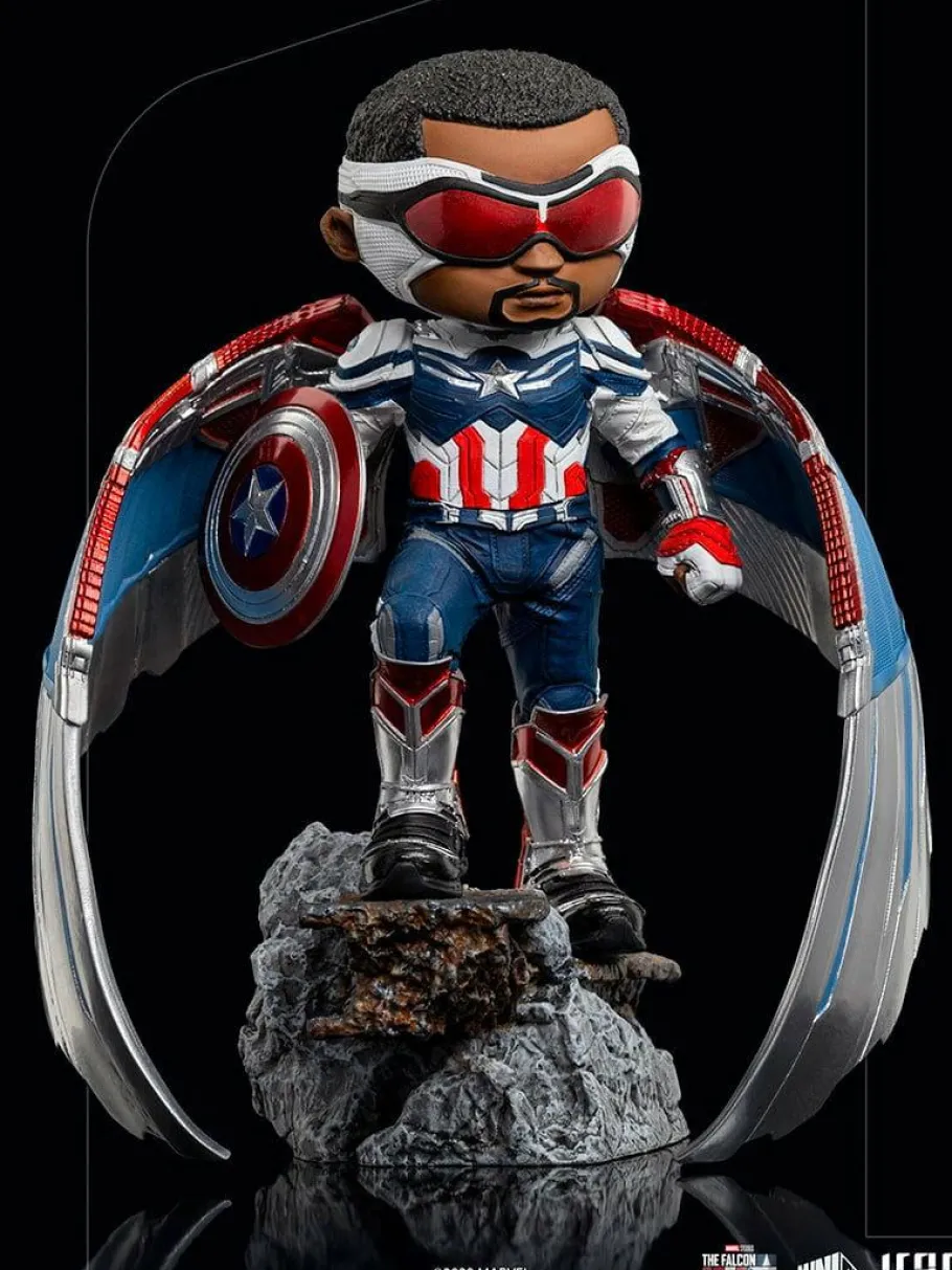 Designer Vinyl>The Falcon and the Winter Soldier - Captain America MiniCo 7” Vinyl Figure