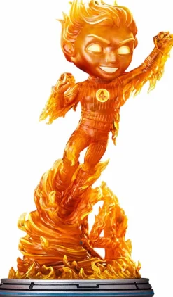 Designer Vinyl>Fantastic 4 The Fantastic Four: First Steps (2025) - Human Torch MiniCo 8” Vinyl Figure