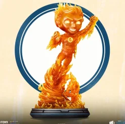 Designer Vinyl>Fantastic 4 The Fantastic Four: First Steps (2025) - Human Torch MiniCo 8” Vinyl Figure