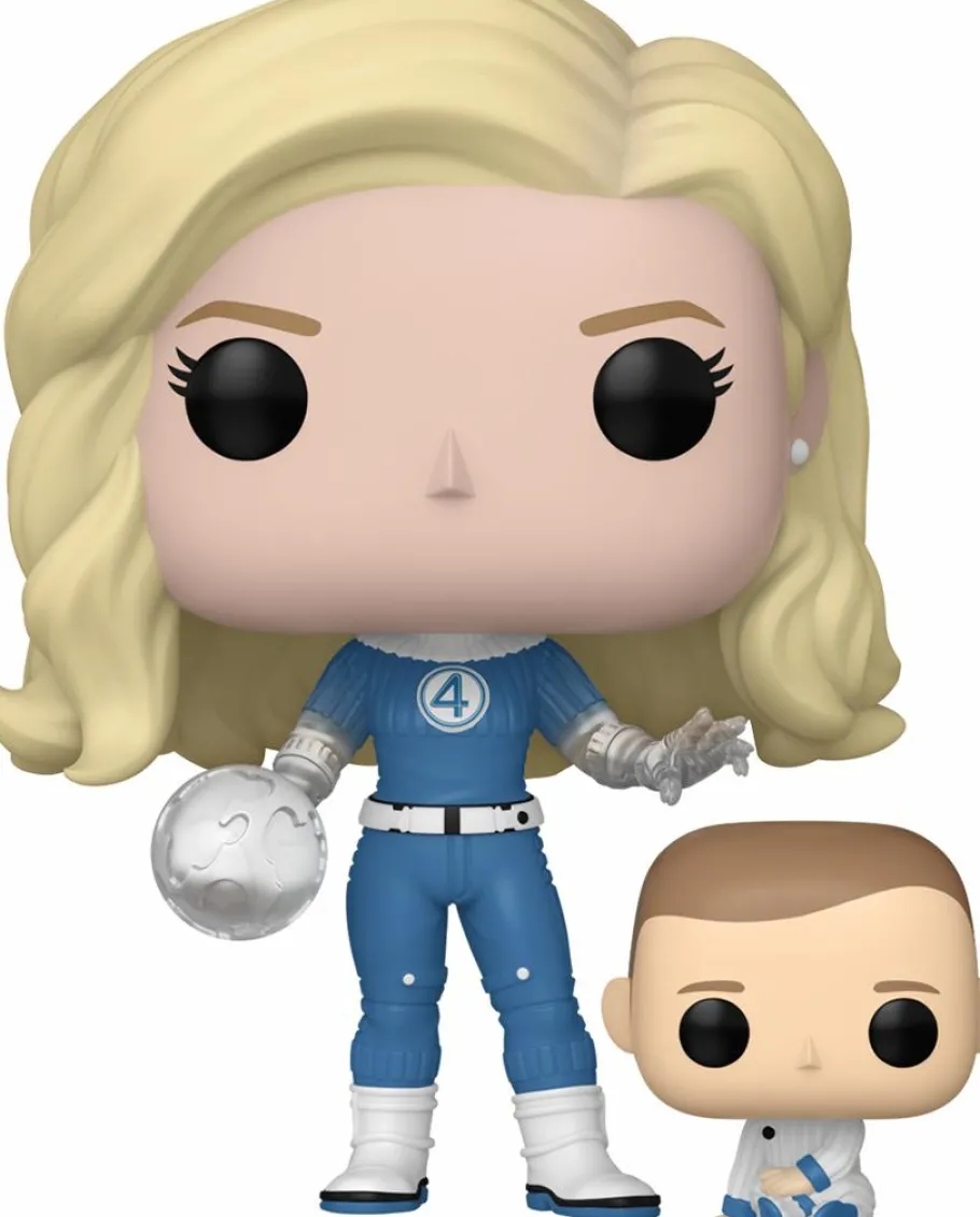 Standard Pop!>Fantastic 4 The Fantastic Four: First Steps (2025) - Invisible Woman & Franklin Pop! Vinyl Figure