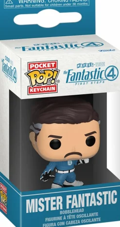 Pop! Keychains>Fantastic 4 The Fantastic Four: First Steps (2025) - Mister Fantastic Pocket Pop! Keychain