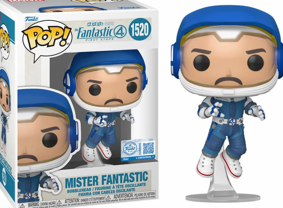 Standard Pop!>Fantastic 4 The Fantastic Four: First Steps (2025) - Mister Fantastic in Space Suit Pop! Vinyl Figure