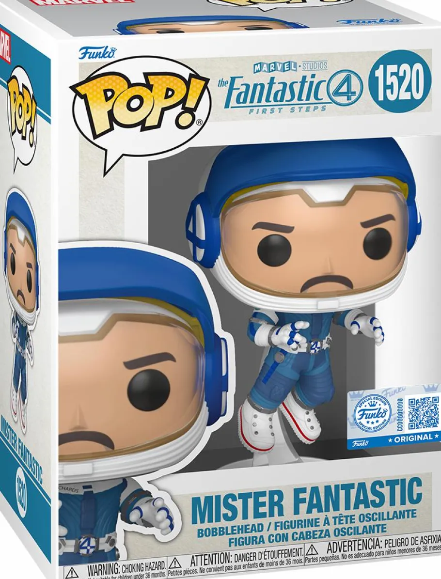 Standard Pop!>Fantastic 4 The Fantastic Four: First Steps (2025) - Mister Fantastic in Space Suit Pop! Vinyl Figure