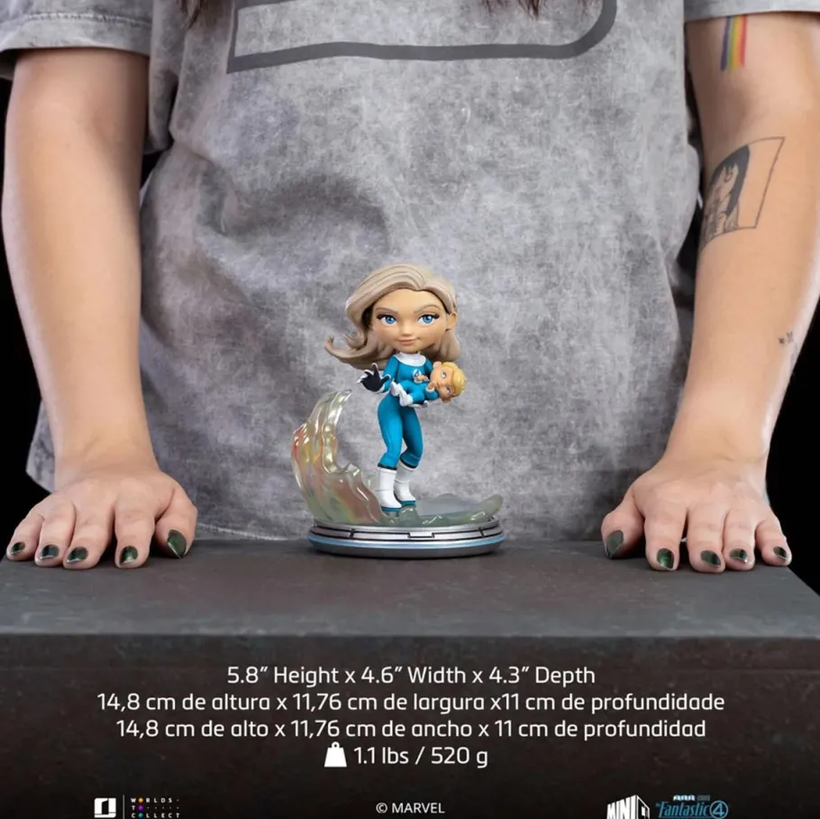 Designer Vinyl>Fantastic 4 The Fantastic Four: First Steps (2025) - Invisible Woman MiniCo 6” Vinyl Figure