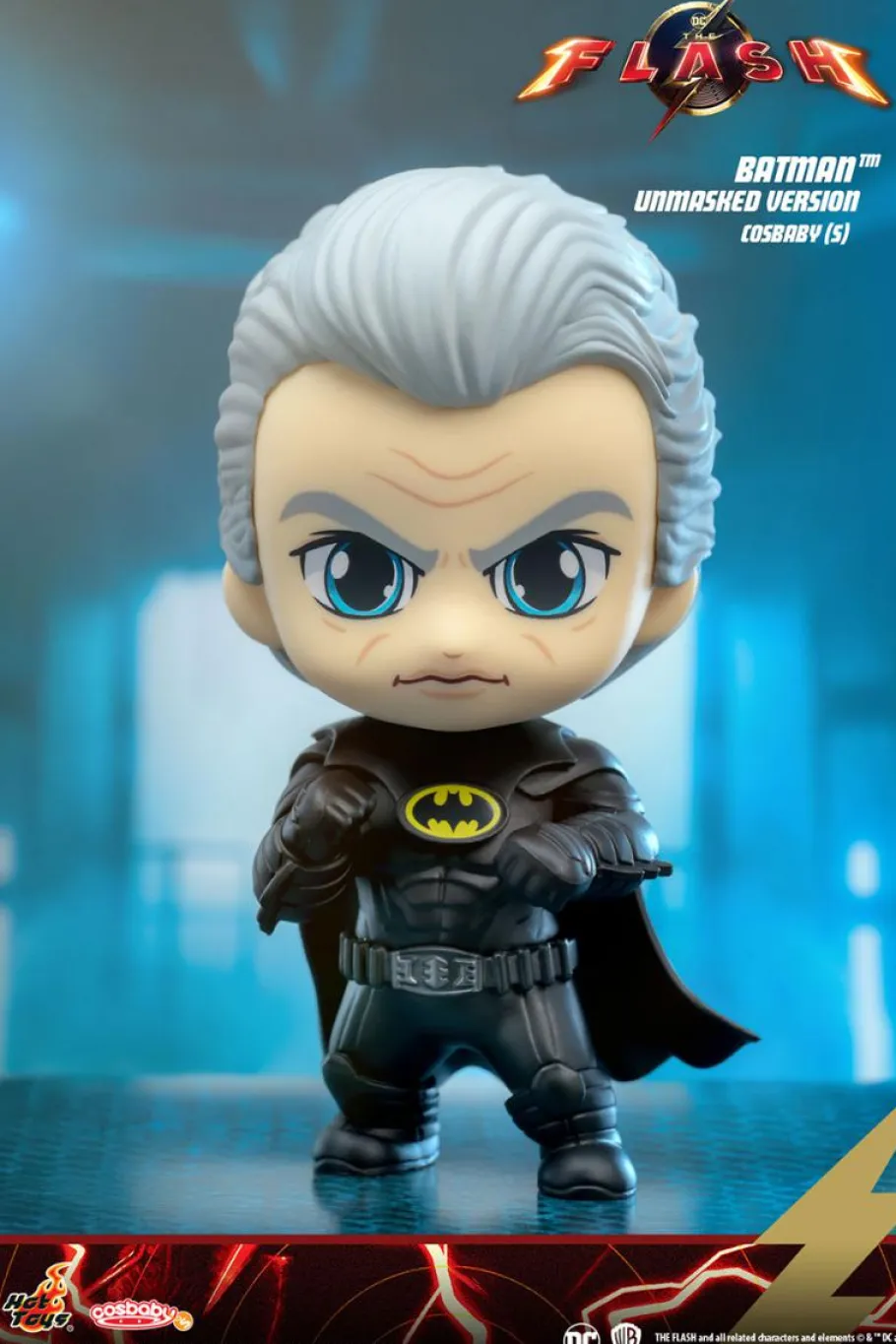 Cosbaby>The Flash (2023) - Batman (Unmasked Version) Cosbaby (S) Hot Toys Figure