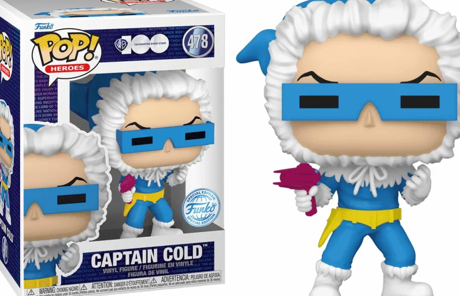 Standard Pop!>Flash The - Captain Cold Warner Bros 100th Anniversary Pop! Vinyl Figure (Popcultcha Exclusive)