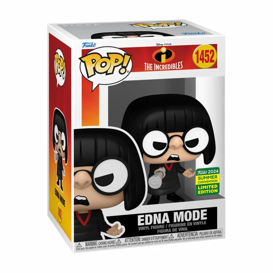 Standard Pop!>The Incredibles - Edna Mode Pop! Vinyl Figure (2024 Summer Convention Exclusive) (Popcultcha Exclusive)