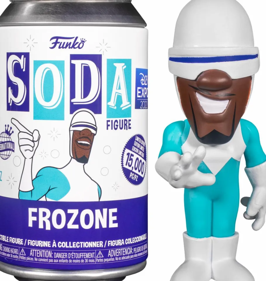 Designer Vinyl>The Incredibles - Frozone SODA Vinyl Figure in Collector Can (International Edition)