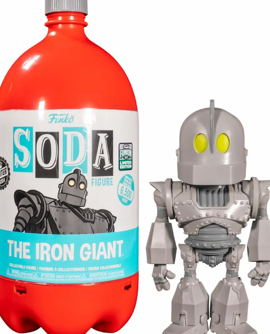 Funko Convention Exclusives>The Iron Giant - Iron Giant SODA Vinyl Figure in 3L Collector Bottle (2022 Funkon Convention Exclusive) (Popcultcha Exclusive)