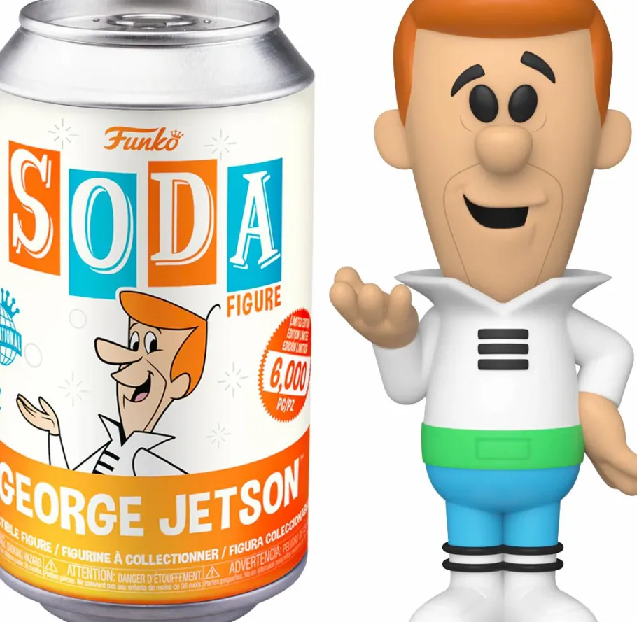 Designer Vinyl>Hanna Barbera The Jetsons - George Jetson Vinyl SODA Figure in Collector Can (International Edition)