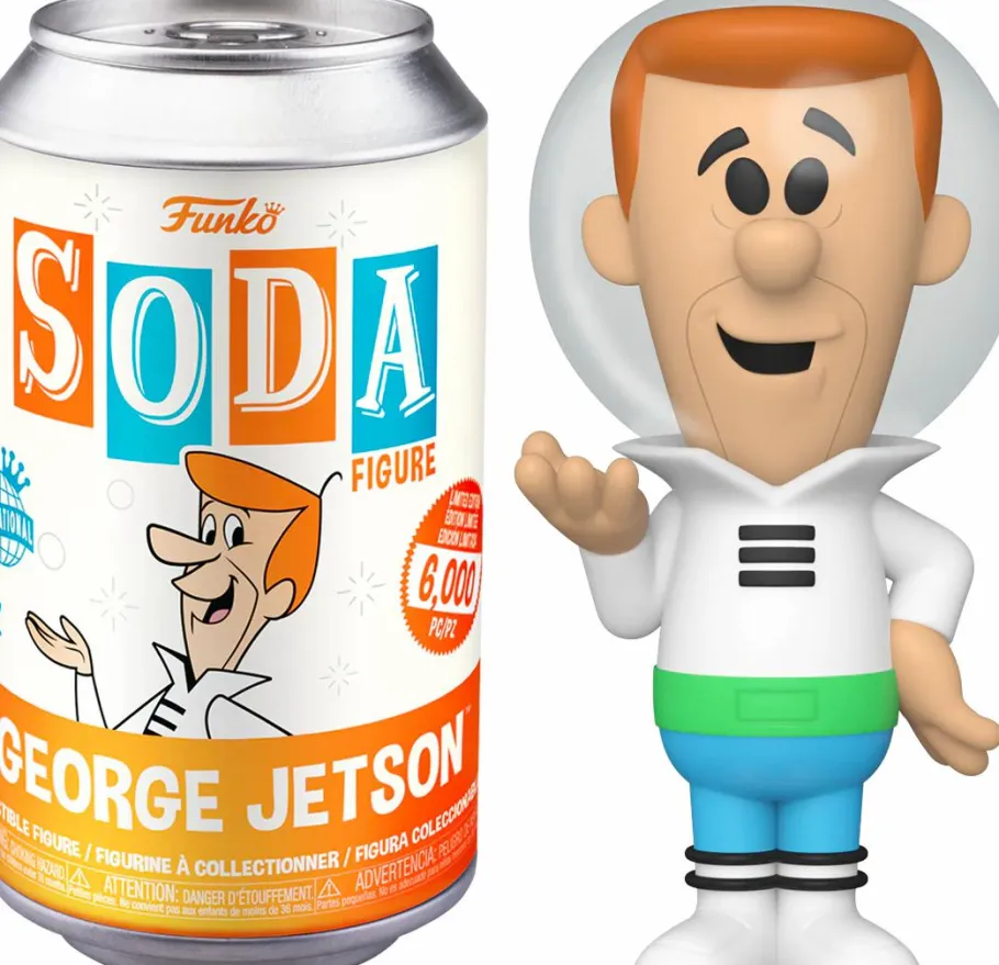 Designer Vinyl>Hanna Barbera The Jetsons - George Jetson Vinyl SODA Figure in Collector Can (International Edition)