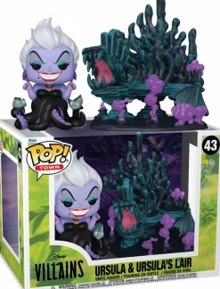 Pop! Rides & Town>Disney The Little Mermaid - Ursula & Ursula’s Lair Villains Pop! Town Vinyl Figure