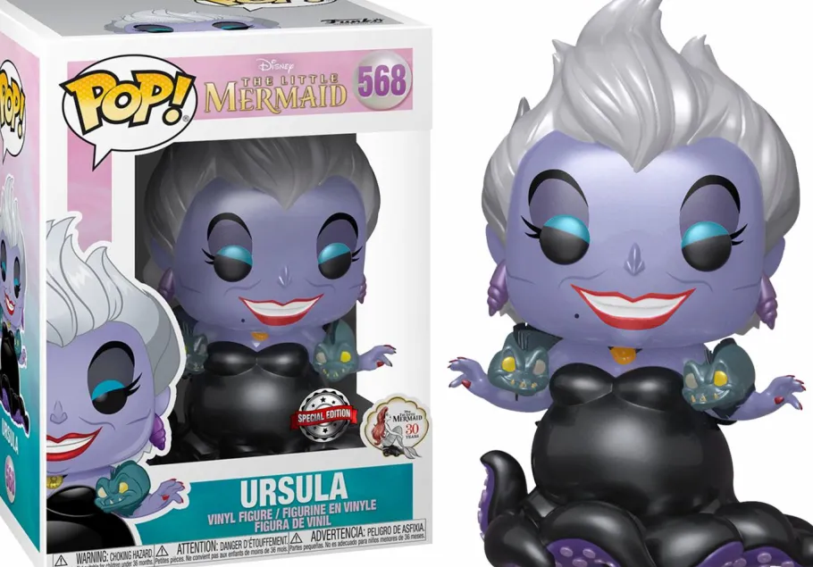 Standard Pop!>The Little Mermaid - Ursula with Eels Metallic Pop! Vinyl Figure