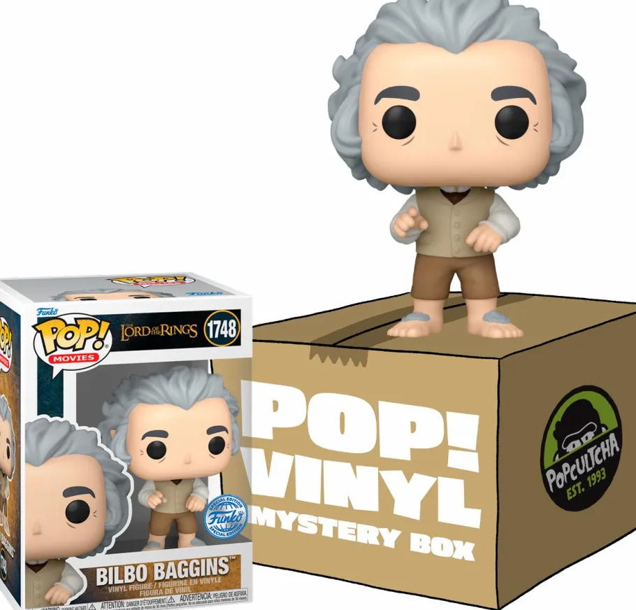 Collector & Mystery Boxes>Lord of the Rings The - Bilbo Baggins Mystery Box (Includes Bilbo & 3 Exclusive Pop! Vinyl Figures)