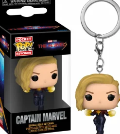 Pop! Keychains>The Marvels (2023) - Captain Marvel Pocket Pop! Keychain