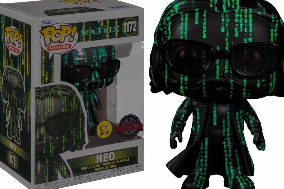 Standard Pop!>The Matrix Resurrections – Neo in Matrix Glow in the Dark Pop! Vinyl Figure