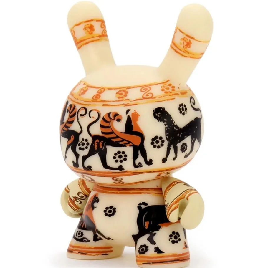 Dunny & Labbit>Art/Design The Met - Greek Cosmetic Vase Masterpiece Dunny 3" Vinyl Figure