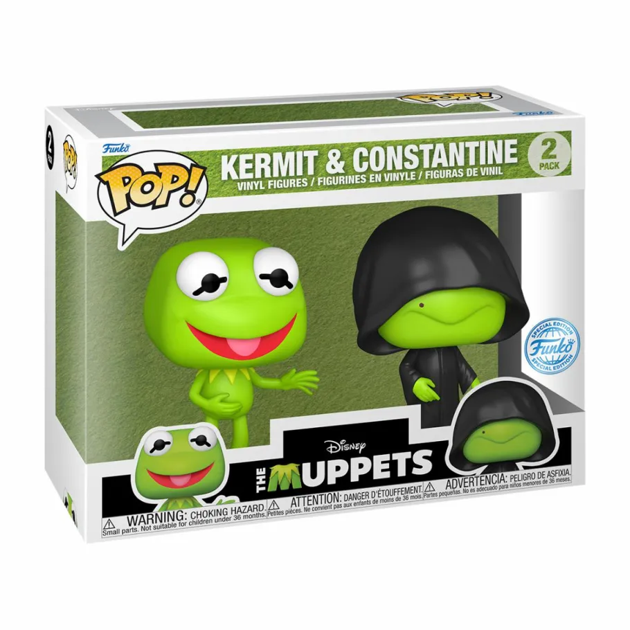 Standard Pop!>The Muppets - Kermit & Constantine Pop! Vinyl Figure 2-Pack