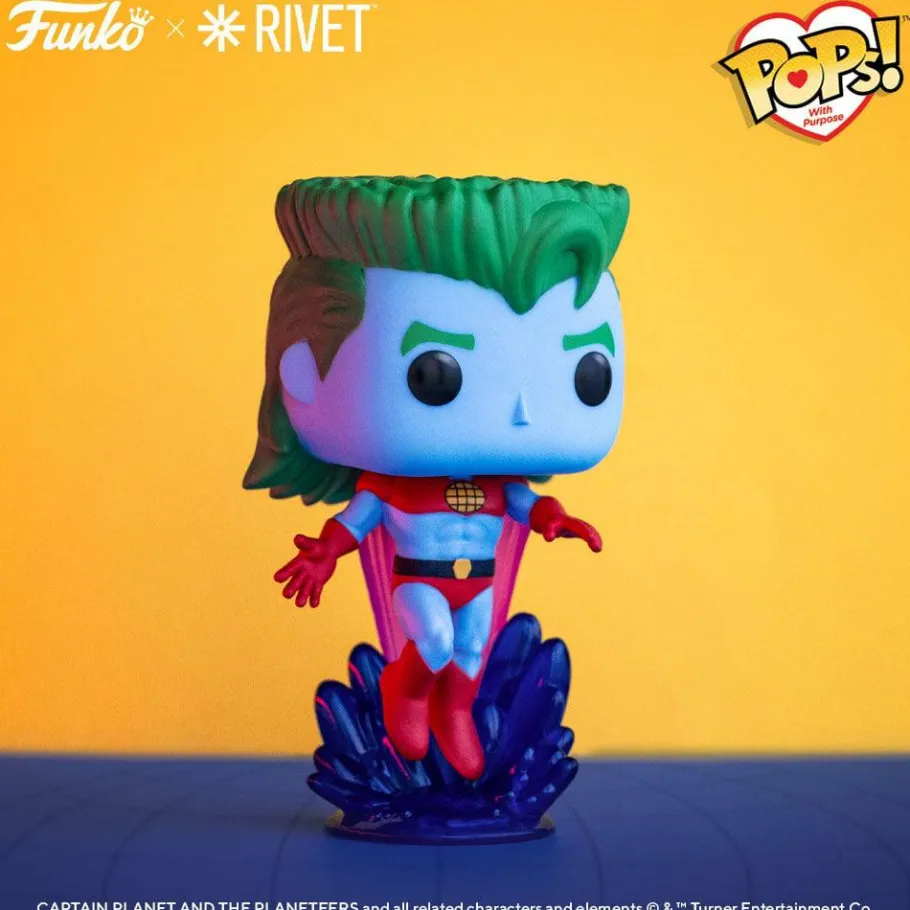 Standard Pop!>Captain Planet The New Adventures of - Pops! with Purpose Pop! Vinyl Figure (Popcultcha Exclusive)