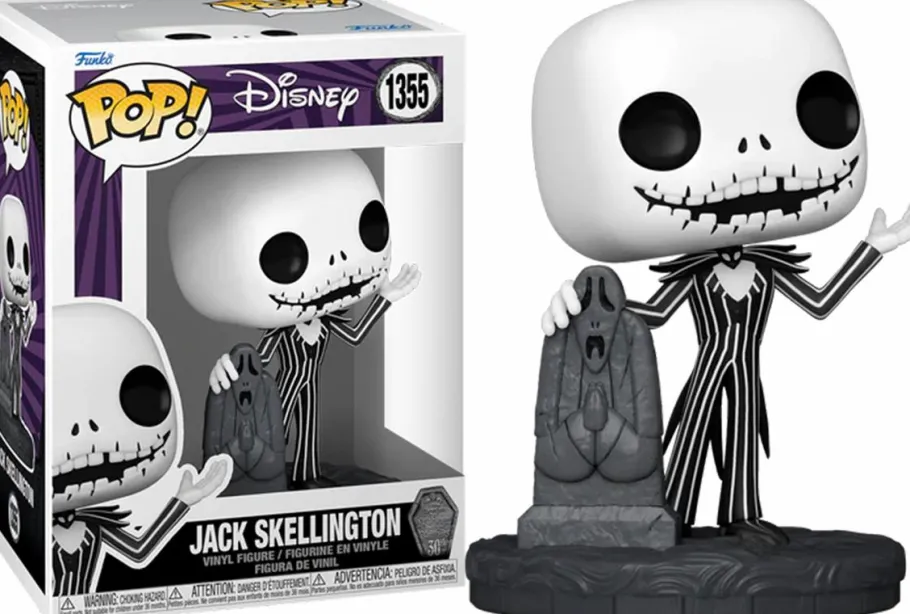 Standard Pop!>The Nightmare Before Christmas 30th Anniversary - Jack Skellington with Gravestone Pop! Vinyl Figure
