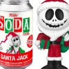 Designer Vinyl>The Nightmare Before Christmas - Santa Jack Skellington SODA Vinyl Figure in Collector Can (International Edition)