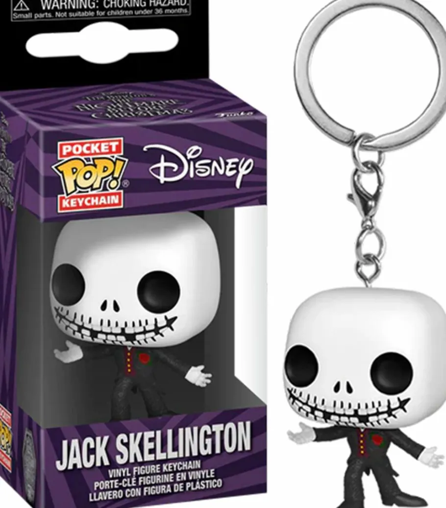 Pop! Keychains>The Nightmare Before Christmas 30th Anniversary - Formal Jack Skellington Pocket Pop! Keychain