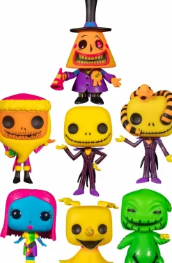 Pop! Bundles>The Nightmare Before Christmas - Blacklight Santa Jack Is Coming To Pop! Vinyl Bundle (Set of 7)