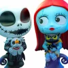 Cosbaby>The Nightmare Before Christmas - Jack Skellington & Sally Sitting Cosbaby (S) Hot Toys Figure 2-Pack