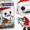 Standard Pop!>The Nightmare Before Christmas 30th Anniversary - Santa Jack Glow-in-the-Dark Pop! Vinyl Figure