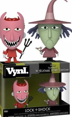 Designer Vinyl>The Nightmare Before Christmas - Lock & Shock Vynl. Vinyl Figure 2-Pack