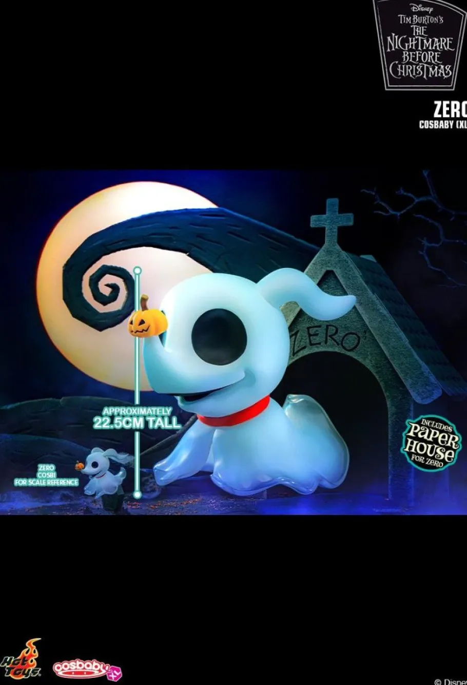 Cosbaby>The Nightmare Before Christmas - Zero Cosbaby (XL) Hot Toys Figure