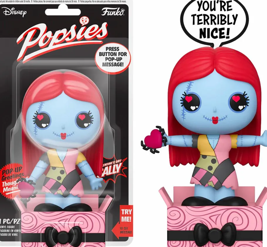 Designer Vinyl>The Nightmare Before Christmas - Sally Valentine’s Day Popsies Vinyl Figure